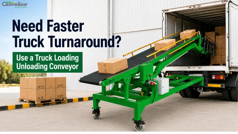 Need Faster Truck Turnaround? Use a Truck Loading Unloading Conveyor