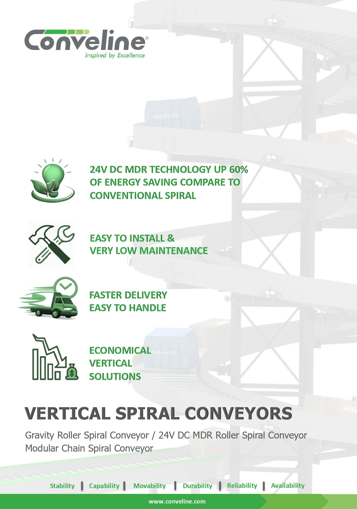 MDR Spiral Conveyors Brochure