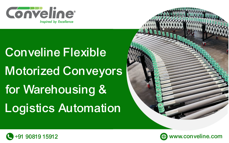 Conveline Flexible Motorized Conveyors for Warehousing & Logistics Automation